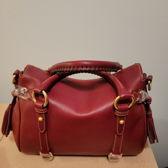 **SOLD**Dooney and Bourke Bordeaux satchel - Picture 4 of 8